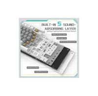 Mexaniki klaviatura Ajazz AK820 Gray-White — şəkil 4