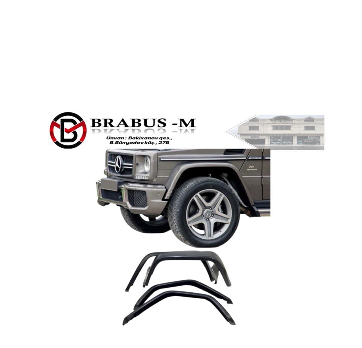 Qanad spoyleri Mercedes W463
