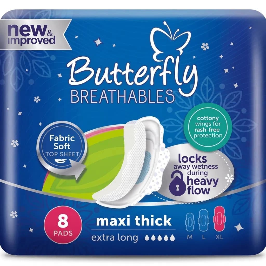 Butterfly Breathables Maxi Thick Extra Long 8 əd