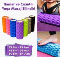Yoga Köpük Rulonu (Yoga Foam Roller) — şəkil 3