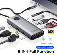 Docking station Orico PW11-8PC-GY-EP 8-in-1 — şəkil 2