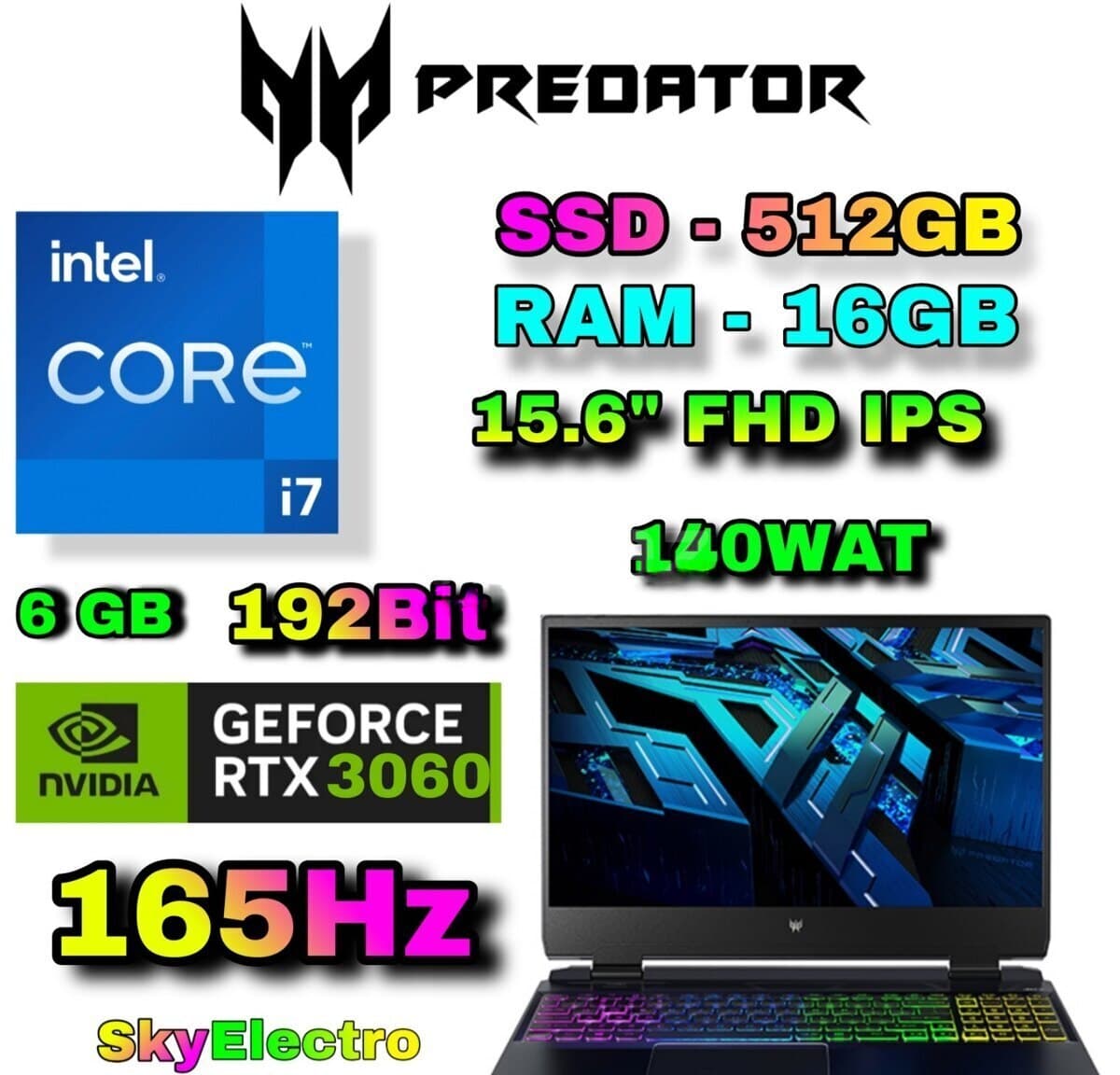 Notbuk Acer Predator Helios 16