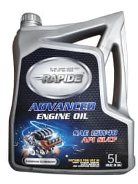 Rapide Advanced 15W-40 API SL/CF Mühərrik Yağı, 5L — şəkil 2