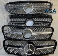 Radiator barmaqlığı Mercedes modelləri üçün — şəkil 17
