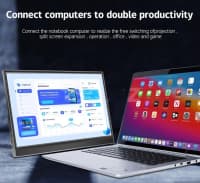 Portativ monitor 16 inch touch screen — şəkil 6