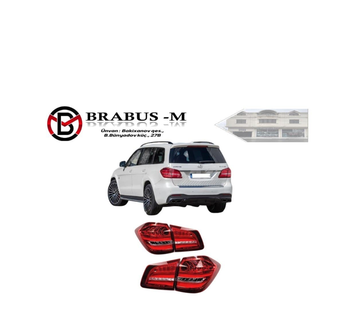 Stop işığı Mercedes W166 GLS