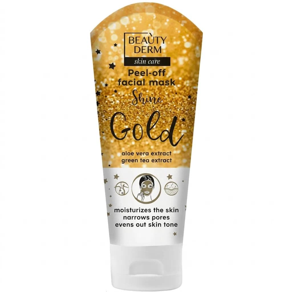Beautyderm Peel-Off Shine Gold Üz Maskası, 75 ml