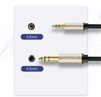 Audio kabel Ugreen 3.5mm to 6.35mm 5m — şəkil 7