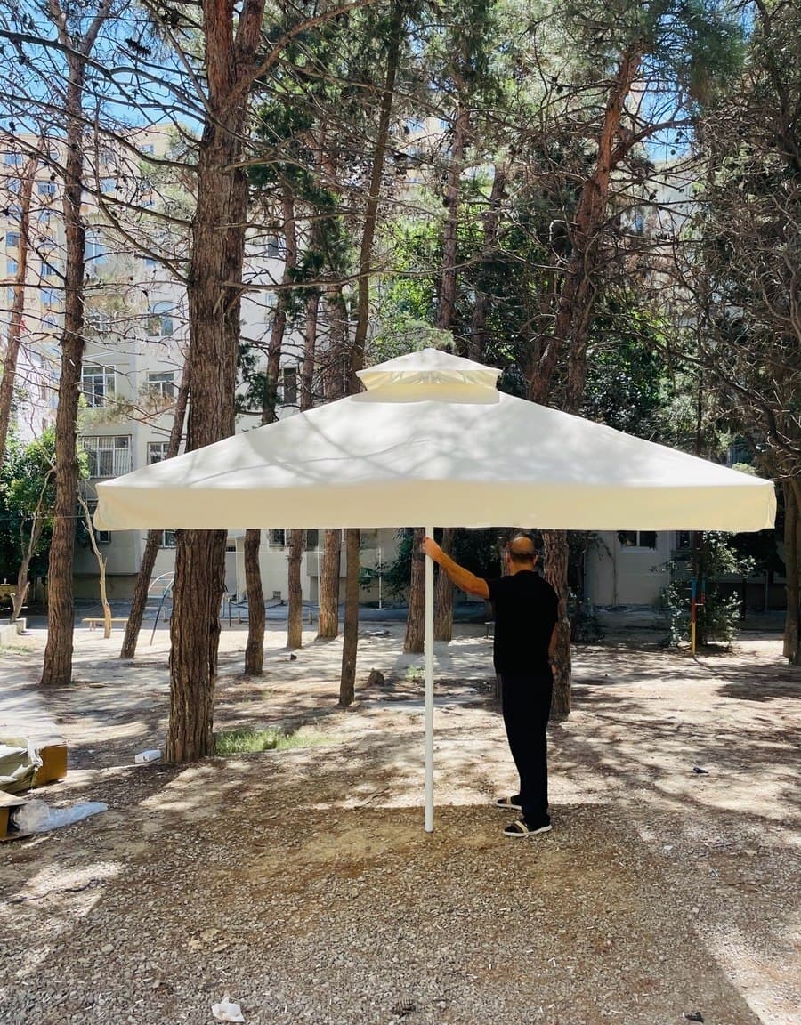Bağ çətiri Kvadrat, Bej rəng