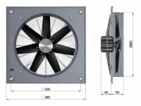 DamanDeh VIM-80K6S Sənaye Radial Ventilyatoru, 550 Vt — şəkil 4