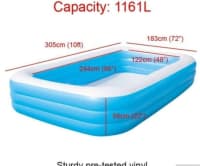 Bestway 54009 Şişmə Ailə Hovuzu — şəkil 2