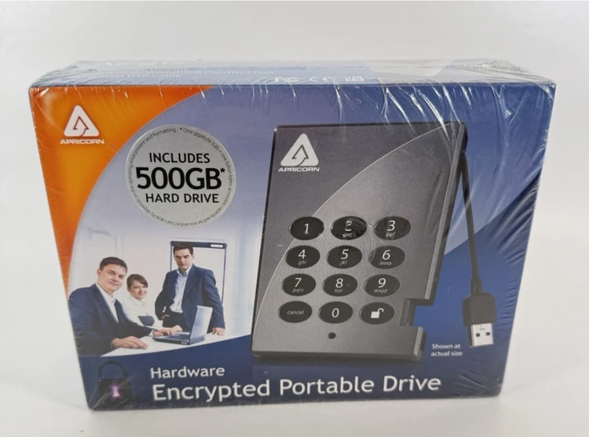 Xarici hard disk Apricorn Aegis Padlock 500GB