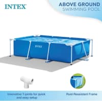 Karkaslı hovuz Intex Rectangular Frame 260x160x65 sm — şəkil 10