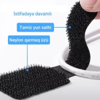 Öz-özünə yapışan kabel tutacaqları (5 ədəd) — şəkil 2