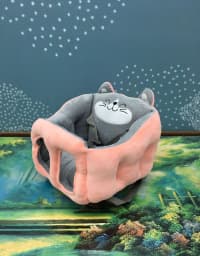 Uşaq oturacaq dəstəyi NB Baby Soft Plush — şəkil 1