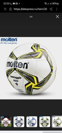 Molten 5 Nömrə Peşəkar Futbol Topu — şəkil 10