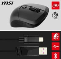 Gaming mouse MSI Versa 300 Black Wireless — şəkil 8