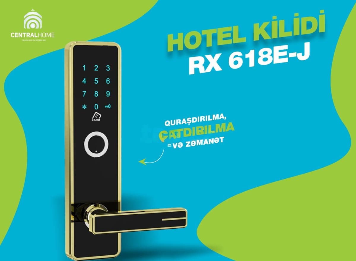 Elektron otel kilidi RX 618E-J