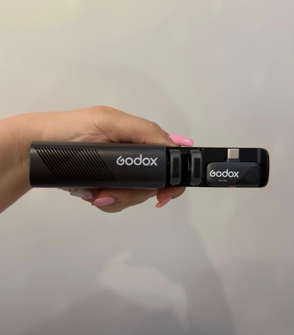 Mikrofon Godox Mini UC ikili simsiz yaxa