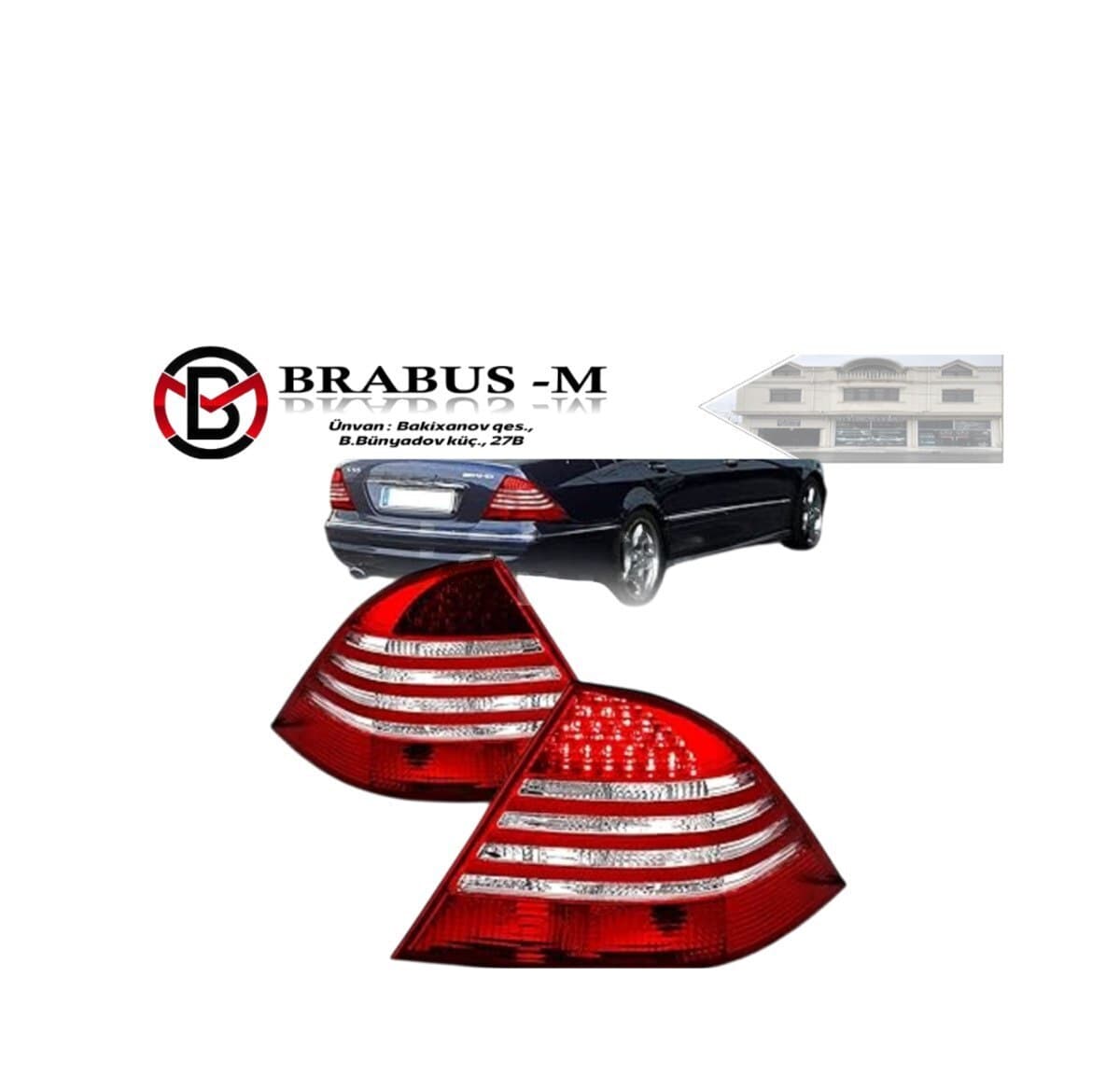 Arxa stop işığı Mercedes S-Class W220