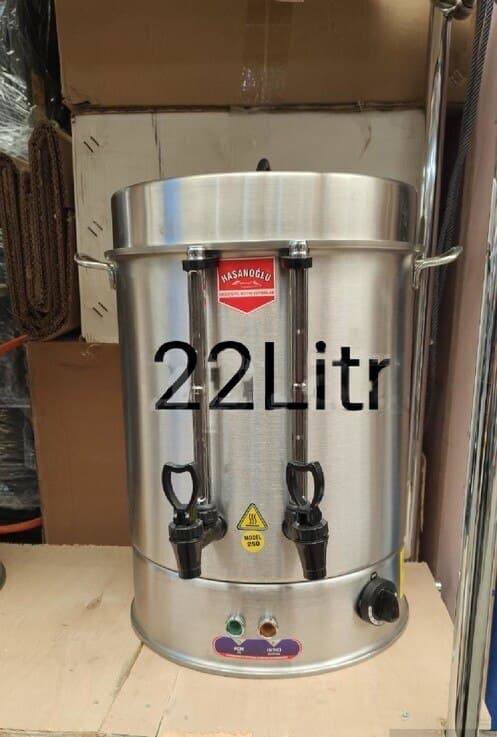 Samovar Paslanmayan polad material
