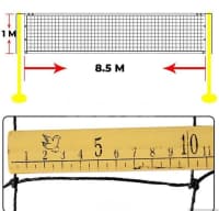Voleybol Toru 6603 (9x1 metr) — şəkil 6