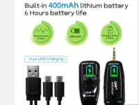 Simsiz Yaxa Mikrofonu (Wireless Lavalier) — şəkil 4