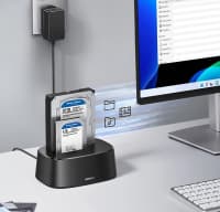 Sərt disk qutusu Ugreen USB 3.0 to SATA Dual-Bay CM198 — şəkil 6
