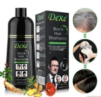 saç qaraldan şampun "dexe black hair shampoo 400 ml" — şəkil 27