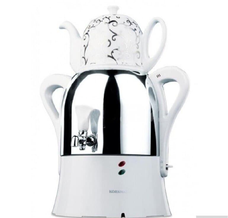 Samovar Paslanmayan polad material