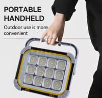 Kempinq fənəri 4 panelli günəş enerjili powerbank — şəkil 4