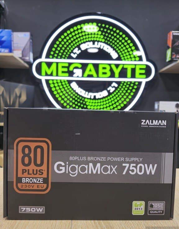 Qida bloku Zalman Gigamax ZM750-GVII 750W 80+ Bronze