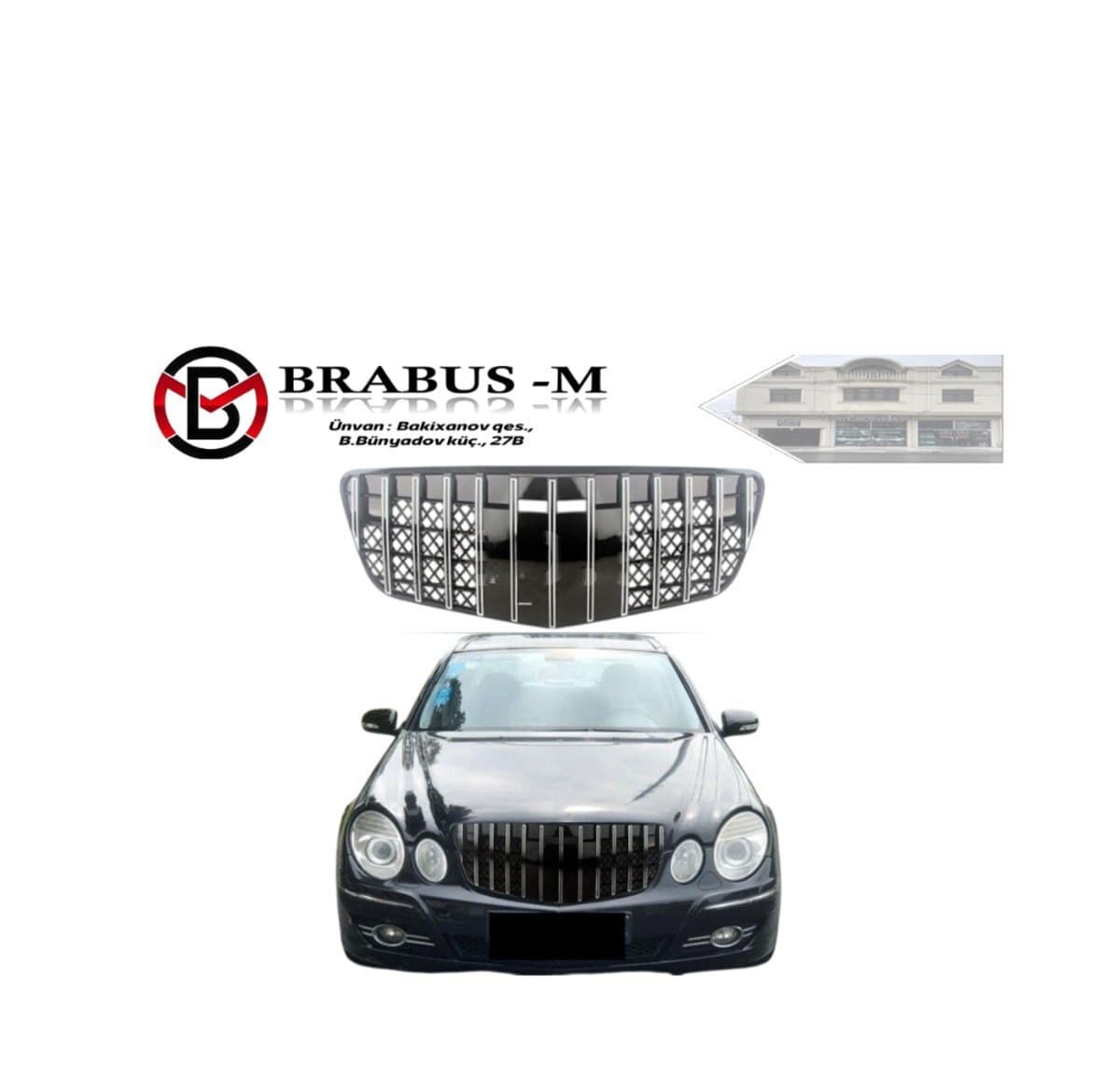 Radiator barmaqlığı Mercedes W211