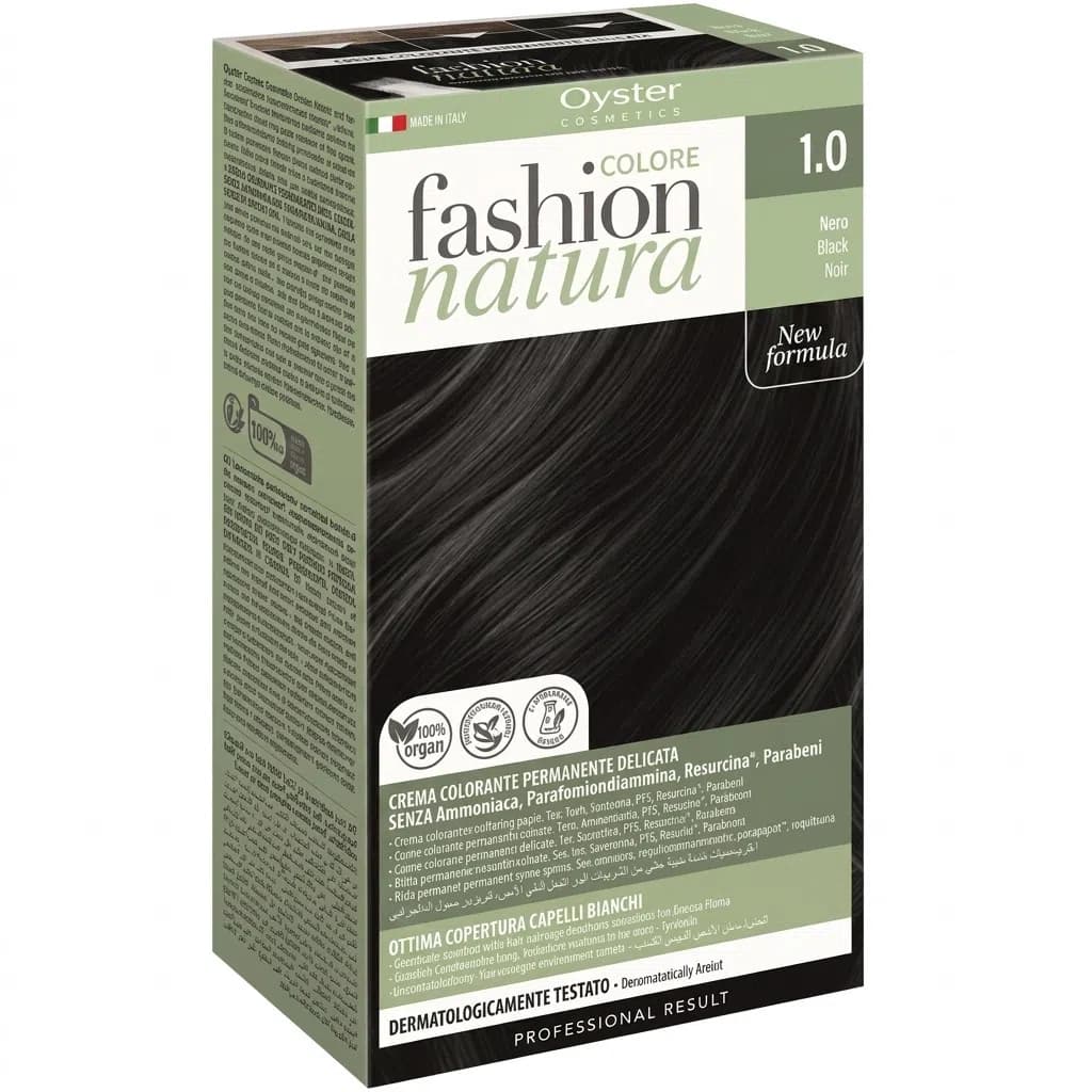 Oyster Cosmetics Fashion Natura Saç Boyası 1.0 Black 115 ml