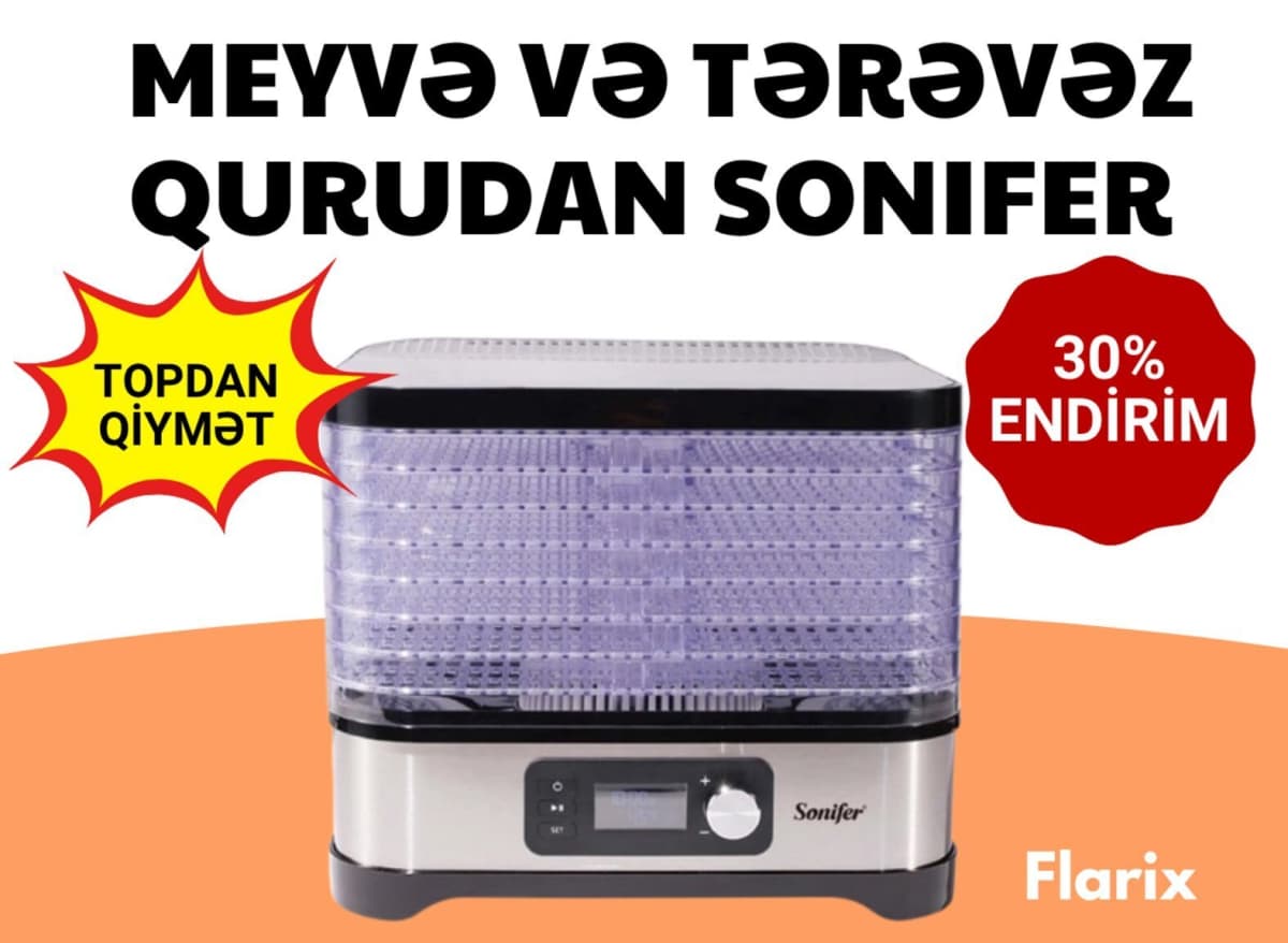 Meyvə və tərəvəz quruducu Sonifer SF4016
