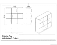 Ofis mebel dəsti Qarışıq rəng — şəkil 8