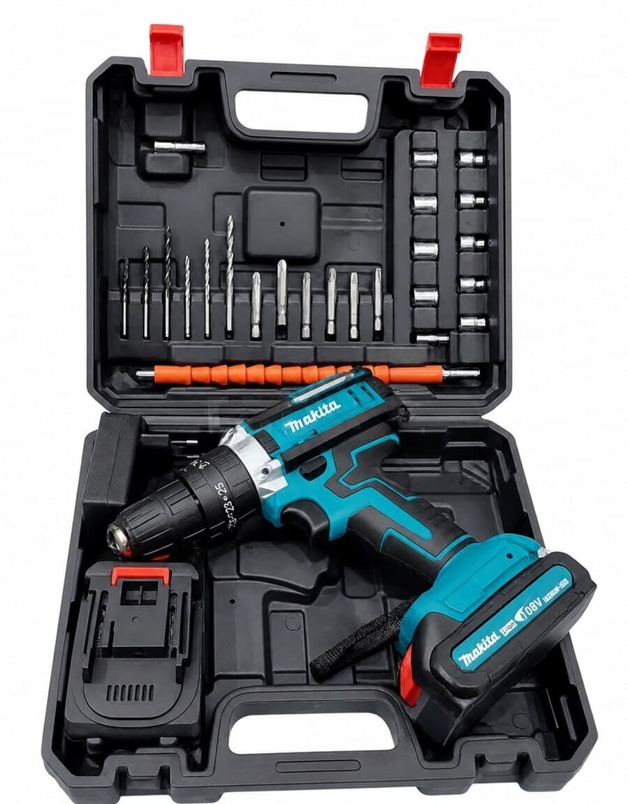 Akkumulyatorlu drel Makita 10.8V