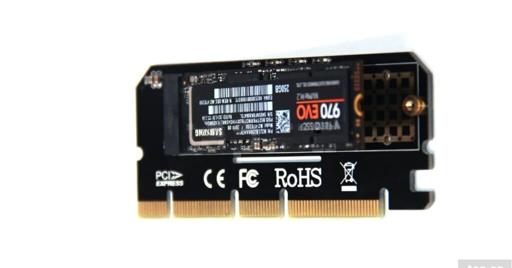 PCIe to M.2 NVMe SSD adapteri LM-311