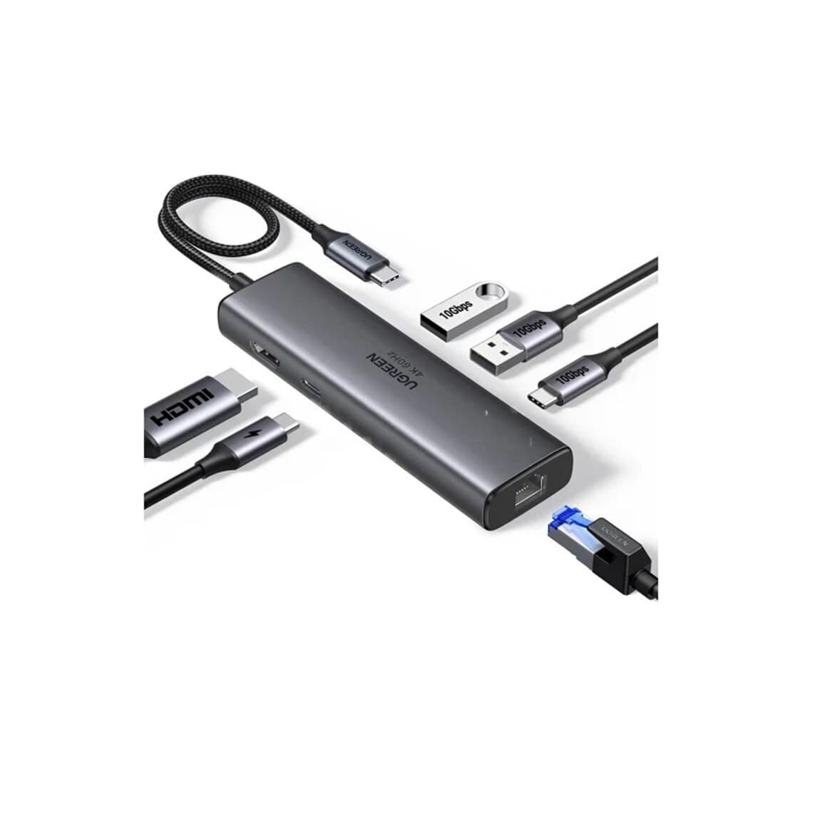 USB-C Hub Ugreen 6-in-1 CM512 4K