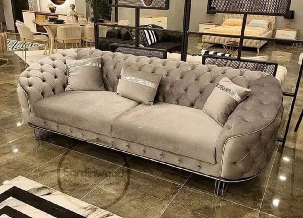 Künc divan, Qarışıq rəng