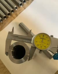 Şiş qabı paslanmayan polad 9x72 sm — şəkil 4