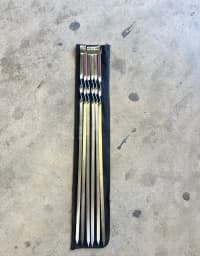 Kabab şişi dəsti 1.0x60sm 6 ədəd — şəkil 3