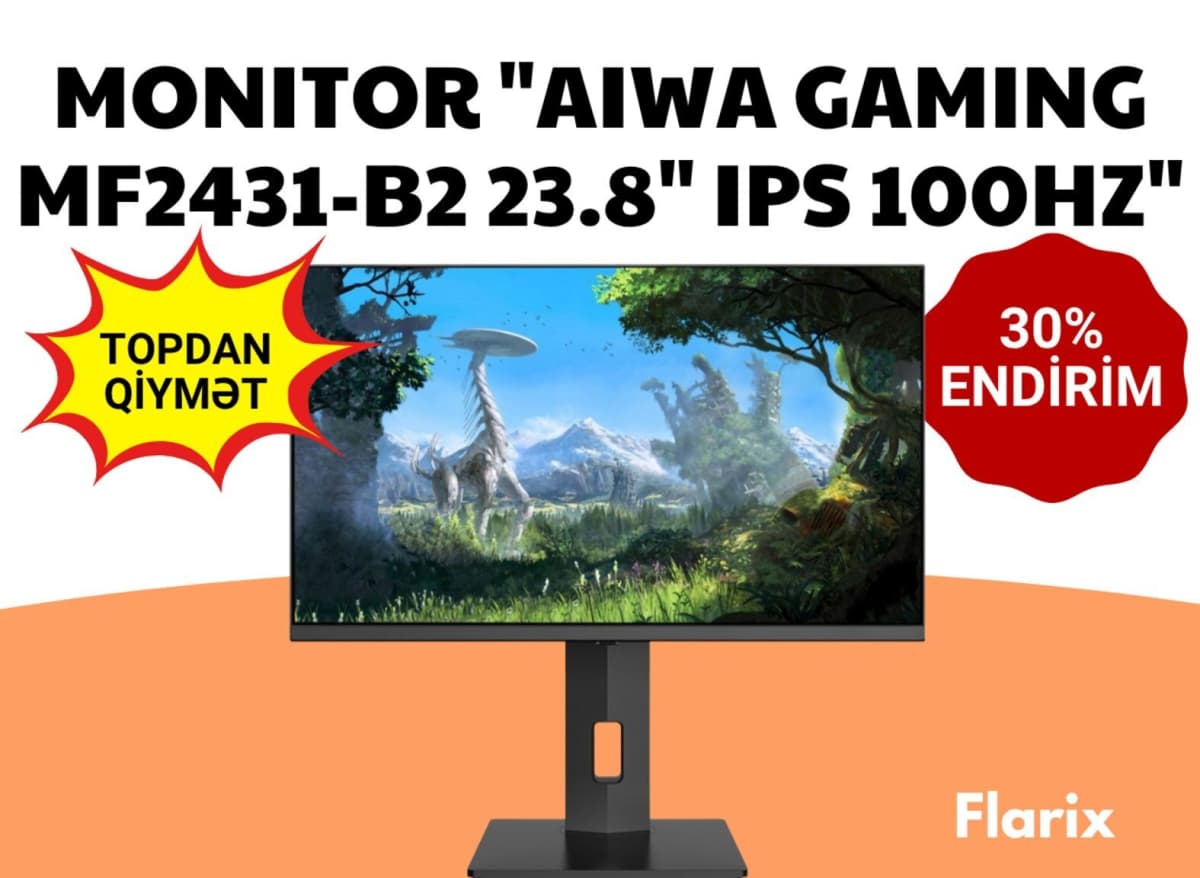 Monitor Aiwa Gaming MF2431-B2 23.8" IPS 100Hz
