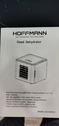 Hoffmann SG-400DLS Meyvə və Tərəvəz Quruducusu — şəkil 5