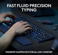 Klaviatura Logitech MX Keys S Wireless (Graphite) — şəkil 5