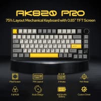 Mexaniki klaviatura Ajazz AK820 Pro Black Flying Fish Switch — şəkil 4