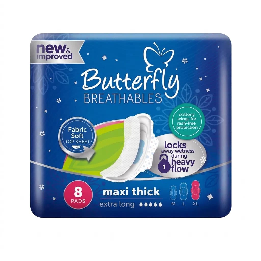 Butterfly Breathables Maxi Thick Extra Long 10 əd