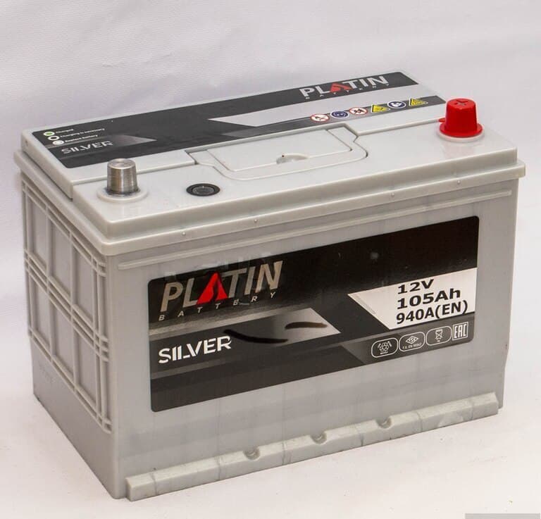 Akkumulyator Platin 105 Ah Silver 12 Volt