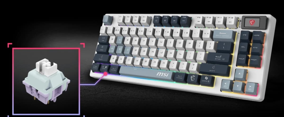 Klaviatura MSI Forge GK600 TKL Wireless