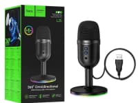 Hoco L25 RGB Masaüstü USB Mikrofon — şəkil 2